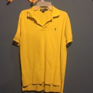 Men’s medium Yellow Raul’s Lauren polo